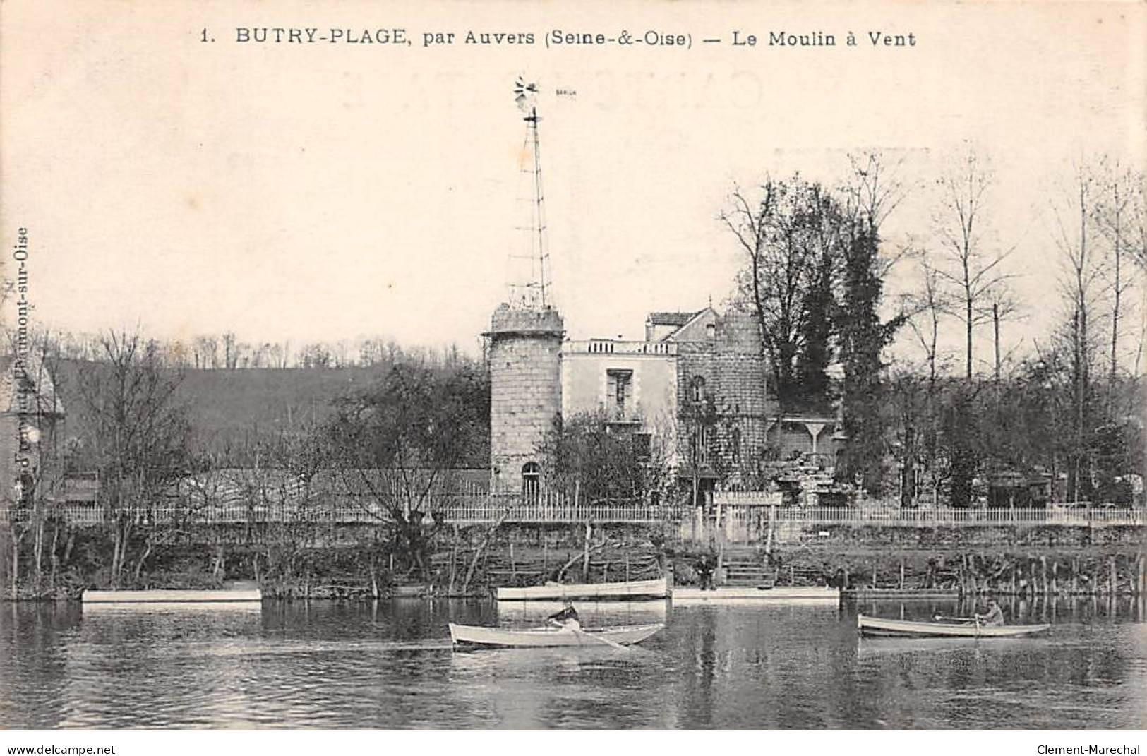 BUTRY PLAGE Par Auvers - Le Moulin à Vent - Très Bon état - Butry