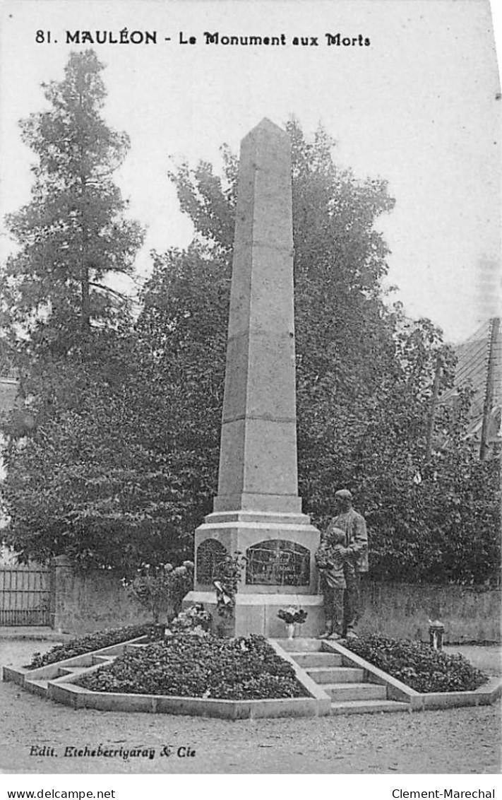 MAULEON - Le Monument Aux Morts - Très Bon état - Mauleon