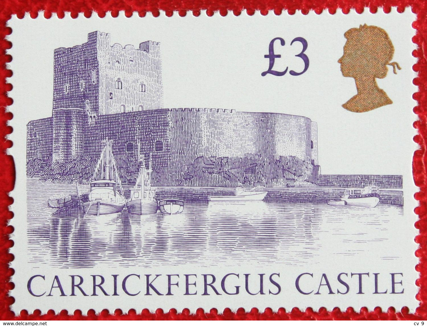 Castles £3 High Values Carrickfergus (Mi 1586) 1995 POSTFRIS MNH ** ENGLAND GRANDE-BRETAGNE GB GREAT BRITAIN - Unused Stamps