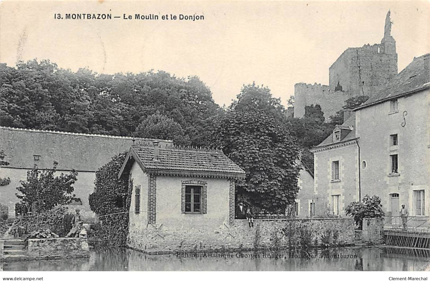 MONTBAZON - Le Moulin Et Le Donjon - Très Bon état - Montbazon