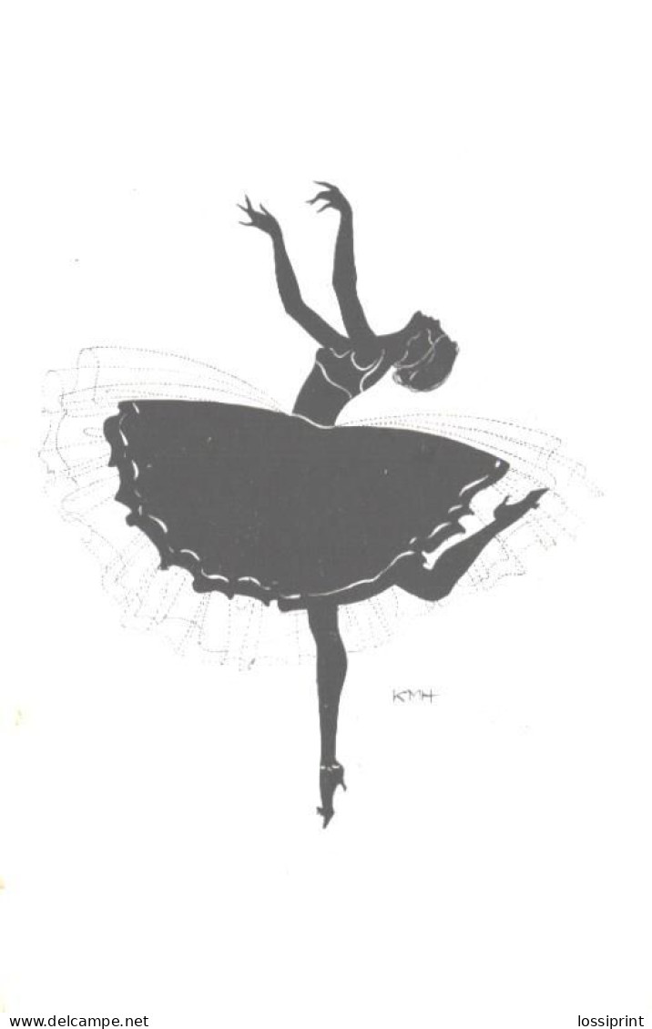 KMH:Ballet Dancer, Pre 1927 - Silhouettes