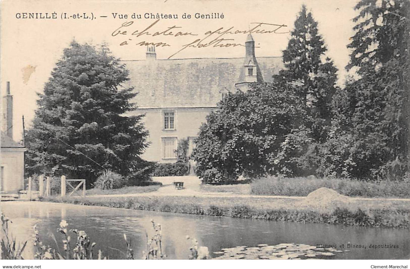 GENILLE - Vue Du Château De Genillé - Très Bon état - Genillé