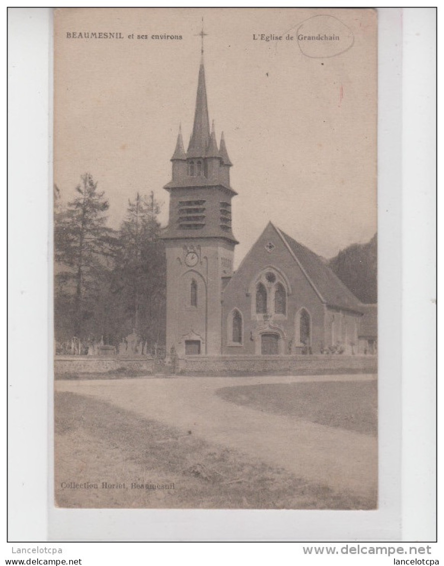 27 - BEAUMESNIL ET SES ENVIRONS / L'EGLISE DE GRANDCHAIN - Beaumesnil