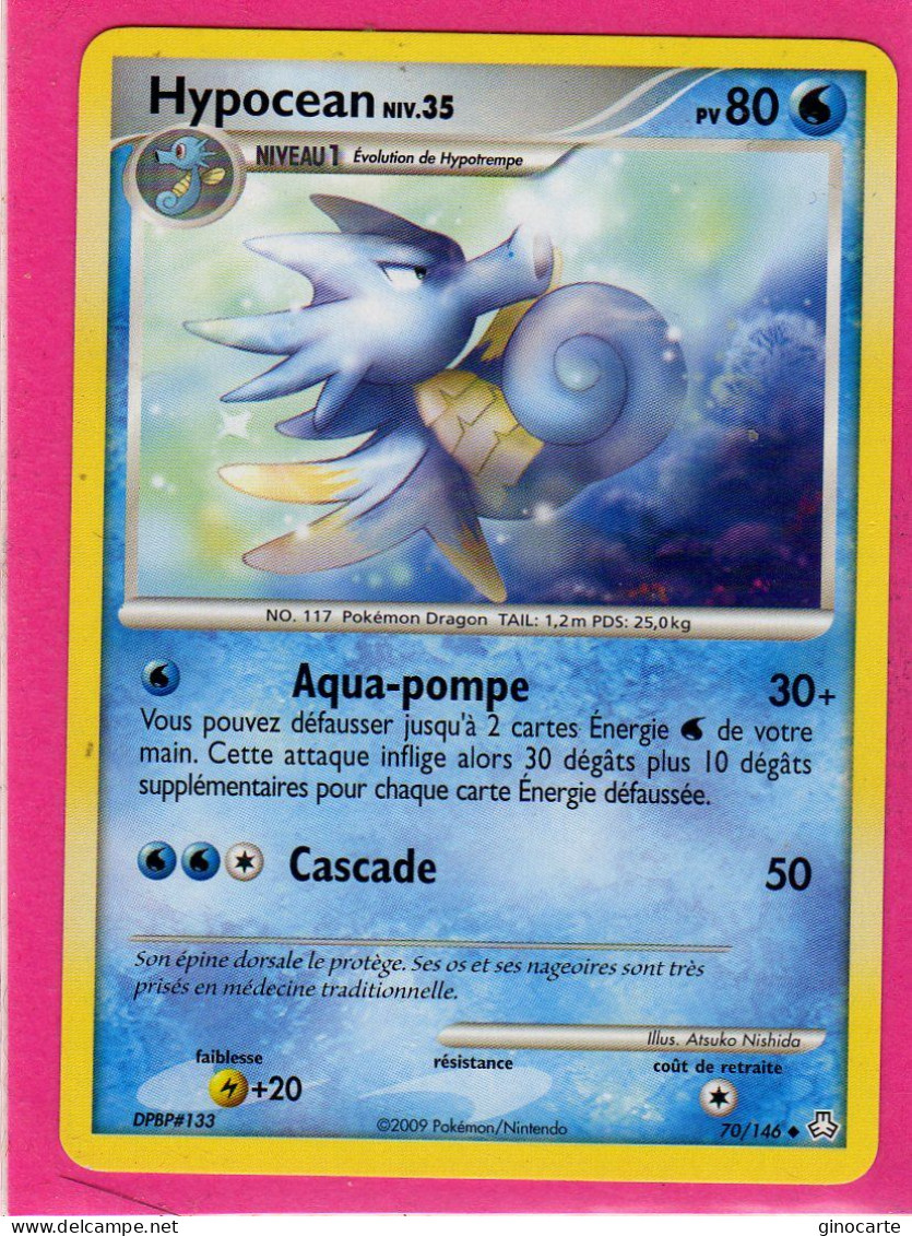 Carte Pokemon 2009 Diamant Et Perle Eveil De Legende 70/146 Hypocean 80pv Neuve - Diamant & Perle