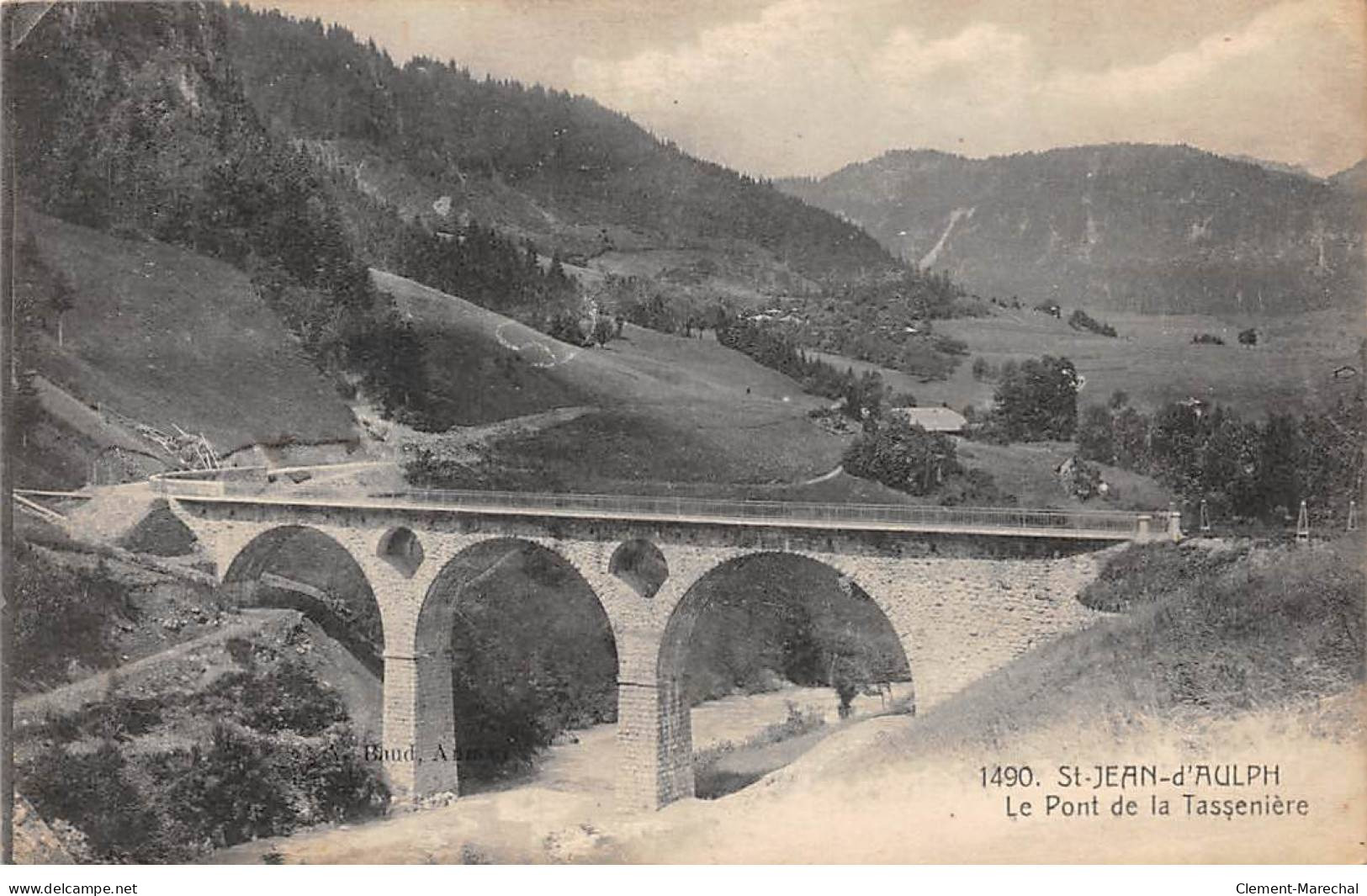 SAINT JEAN D'AULPH - Le Pont De La Tassenière - Très Bon état - Saint-Jean-d'Aulps
