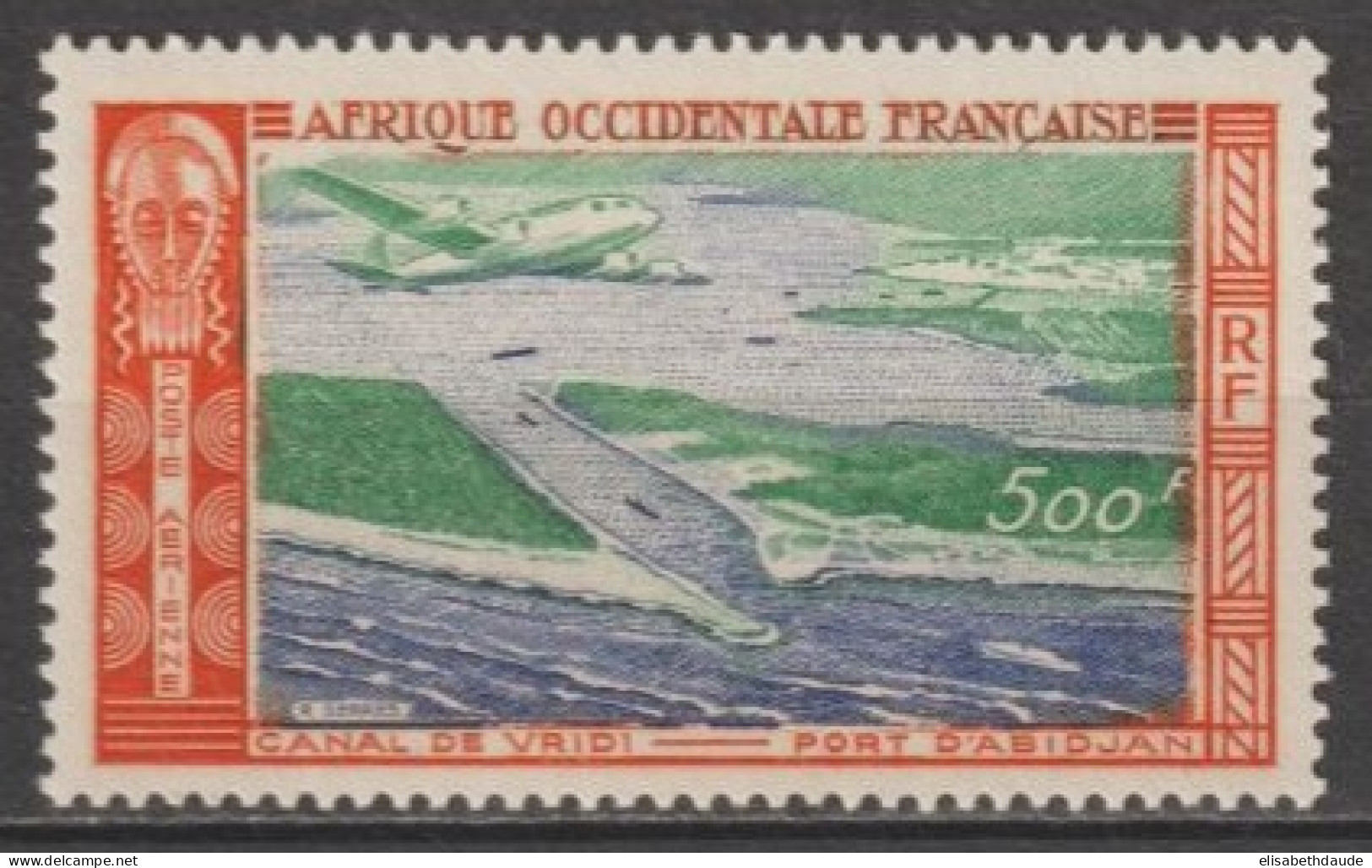 AOF - 1951 - POSTE AERIENNE YVERT N°16 ** MNH - COTE = 35 EUR - Ungebraucht