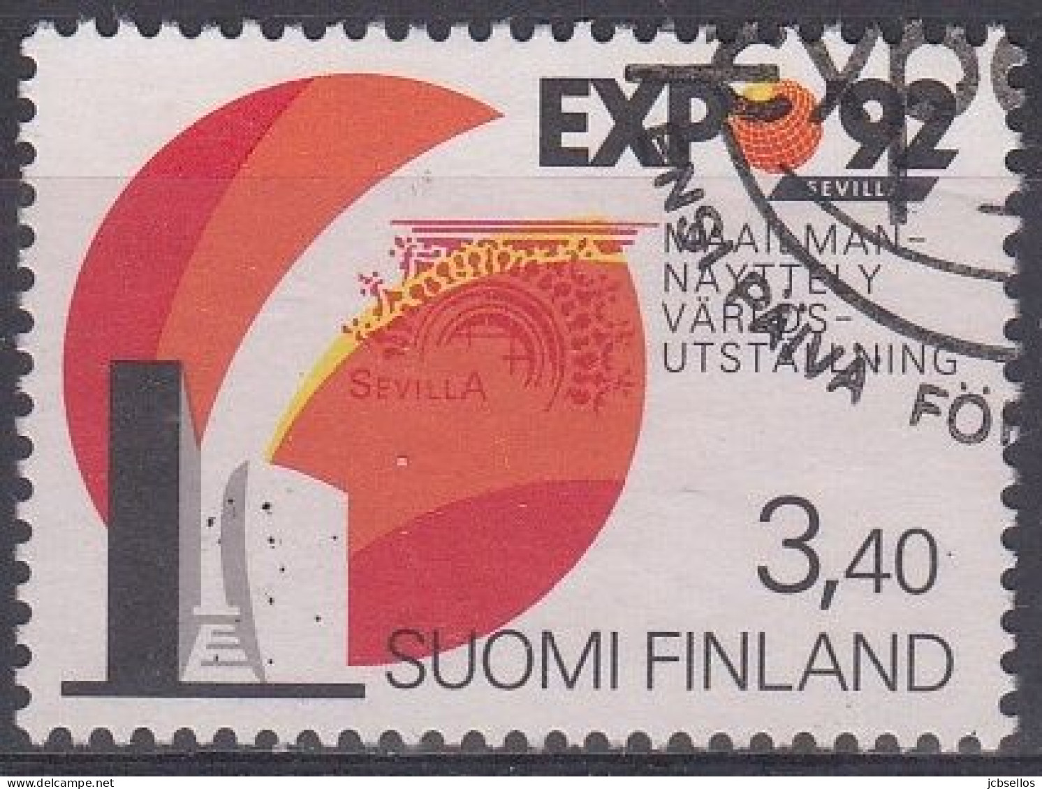 FINLANDIA 1992 Nº 1131 USADO - Oblitérés