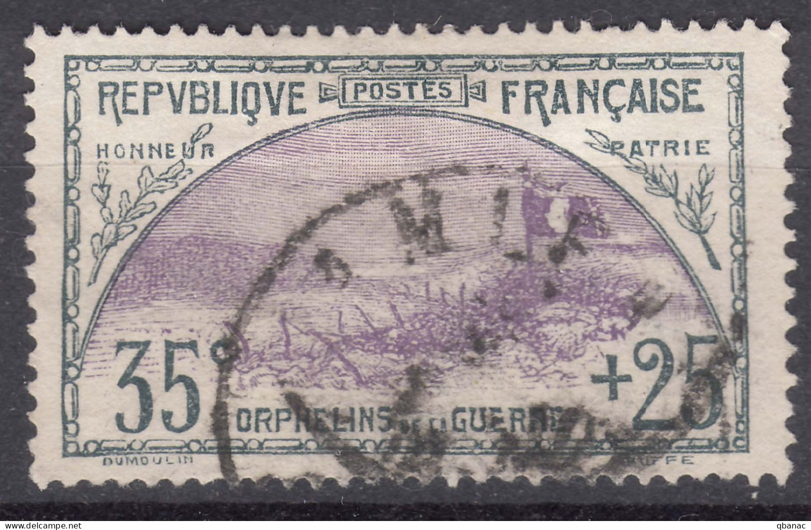 France 1917 Orphelins Yvert#152 Used - Gebruikt