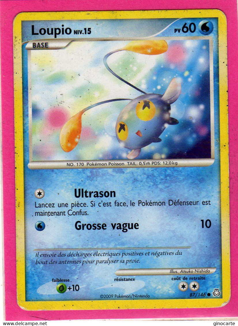 Carte Pokemon 2009 Diamant Et Perle Eveil De Legende 87/146 Loupio 60pv Occasion - Diamant & Perle