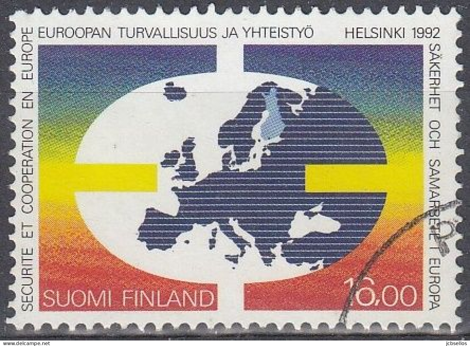FINLANDIA 1992 Nº 1132 USADO - Oblitérés