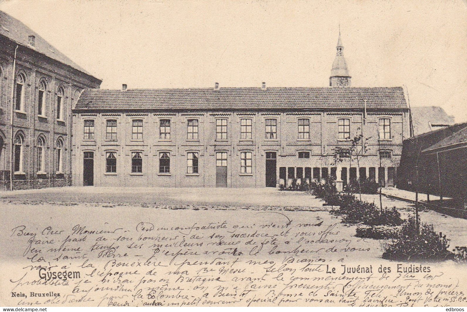 Aalst/Gysegem Zichtkaart/carte Postale.  Le Juvénat Des Eudistes. Zie/voir 2 Scans - Aalst