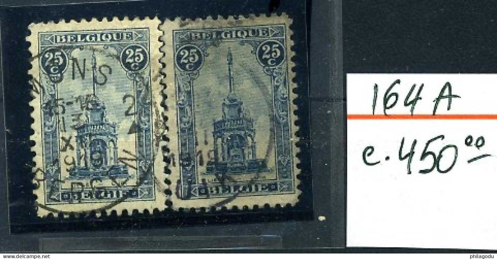 184.A  Ø  Le Bon Perron Liégeois   Cote 450 &euro; - Used Stamps