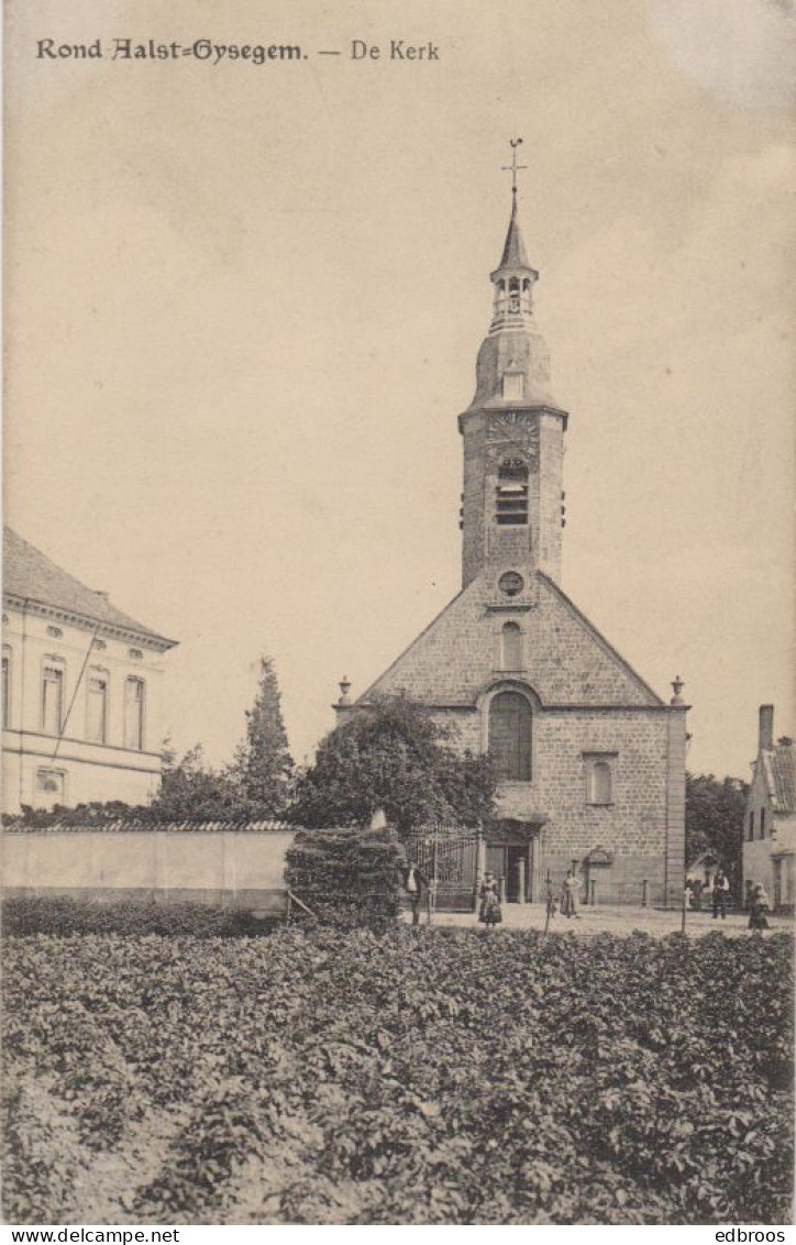 Aalst/Gysegem Zichtkaart/carte Postale.  ' L Eglise/ De Kerk. Zie/voir 2 Scans - Aalst