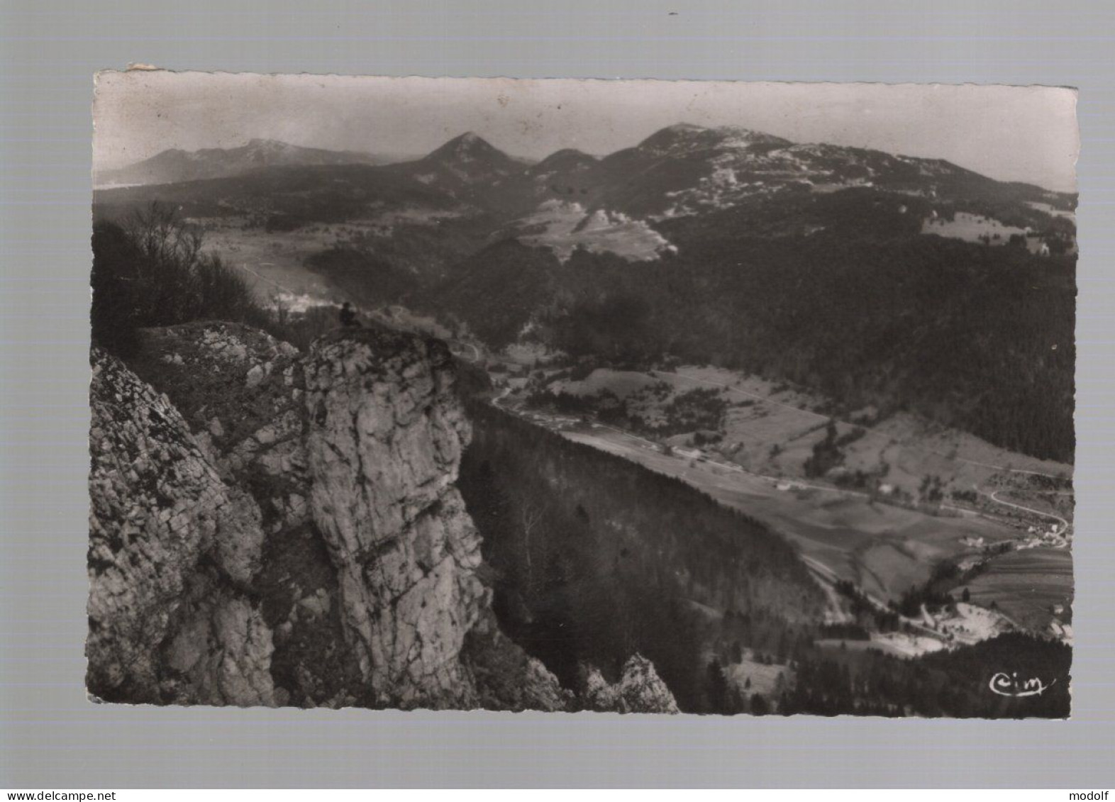 CPA - 25 - Environs De Pontarlier - Mont Suchet Vu Du Mont-d'Or - Circulée En 1952 - Pontarlier