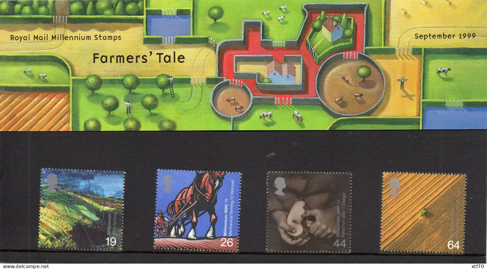 GREAT BRITAIN 1999 Millennum Series: The Farmers' Tale Presentation Pack - Presentation Packs