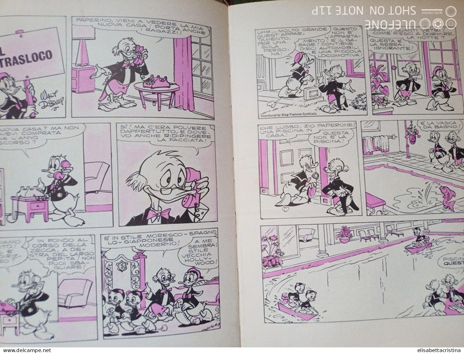 W.Disney Libri Fumetti Vintage Anni 70