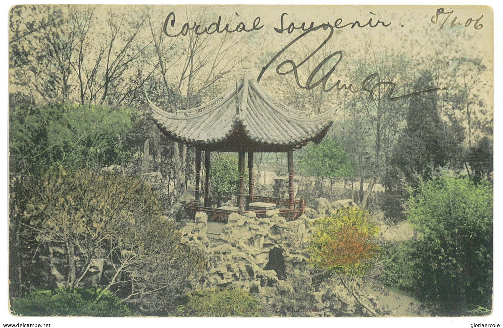 P2770 - CHINA, FRENCH POST OFFICE SHANGAI-8.01.1906 TO BELGIUM - Corée (...-1945)