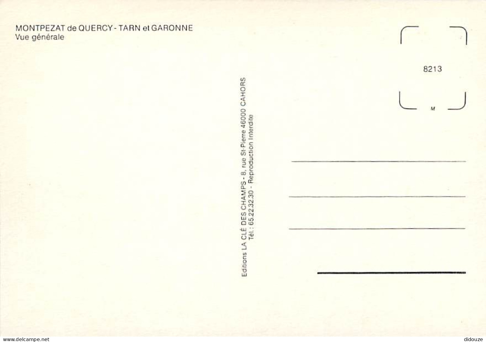 82 - Montpezat De Quercy - Vue Générale - Carte Neuve - CPM - Voir Scans Recto-Verso - Montpezat De Quercy