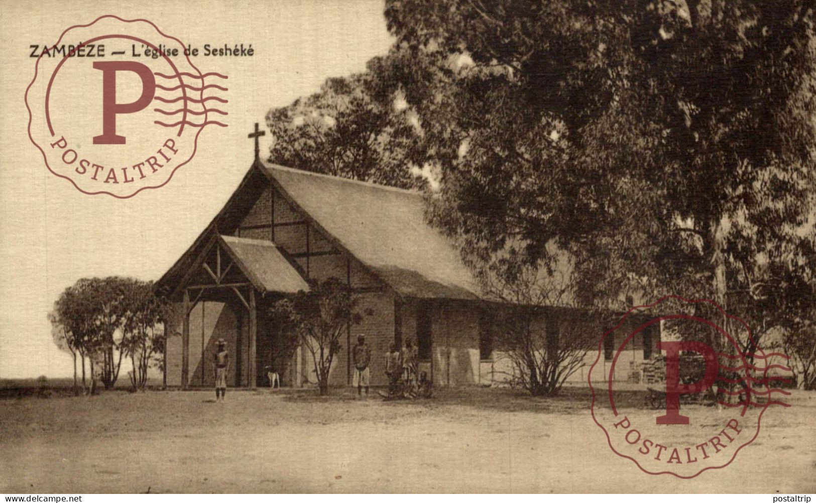 ZAMBIA. ZAMBEZE.  L'Eglise De Seshéké - Zambie