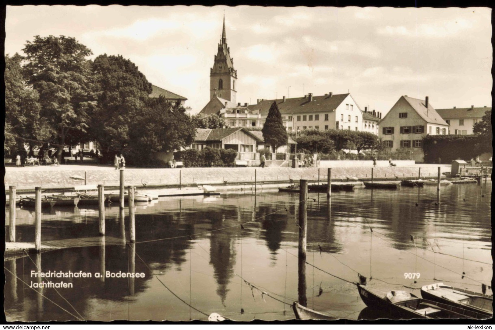 Ansichtskarte Friedrichshafen Partie Am Bodensee, Hafen, Jachthafen 1960 - Friedrichshafen