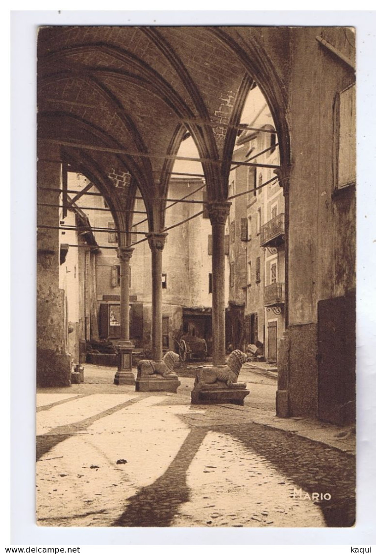 HAUTES-ALPES - GUILLESTRE - Le Porche De L'Eglise ( XVe ) - Cartes " Ansaldi" - Edition Argence - N° 184 - Guillestre