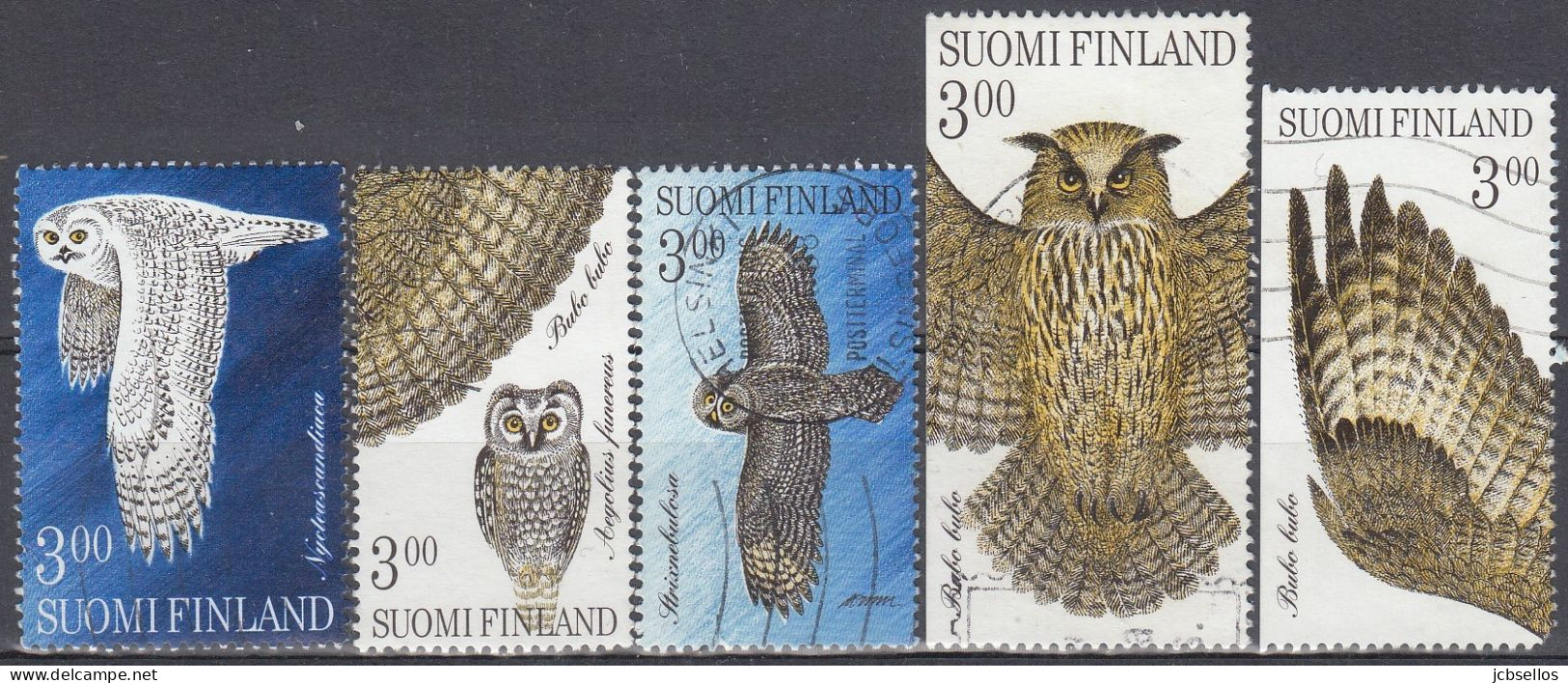 FINLANDIA 1998 Nº 1412/1416 USADO - Gebruikt