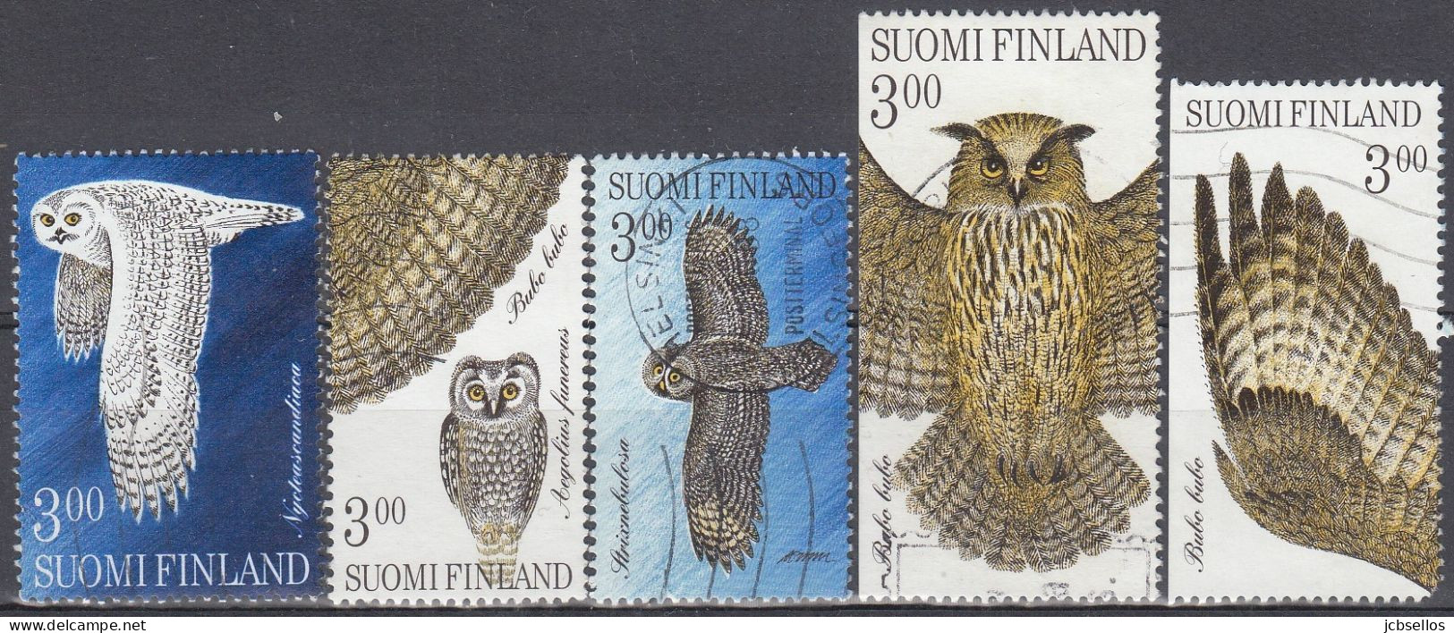 FINLANDIA 1998 Nº 1412/1416 USADO - Used Stamps