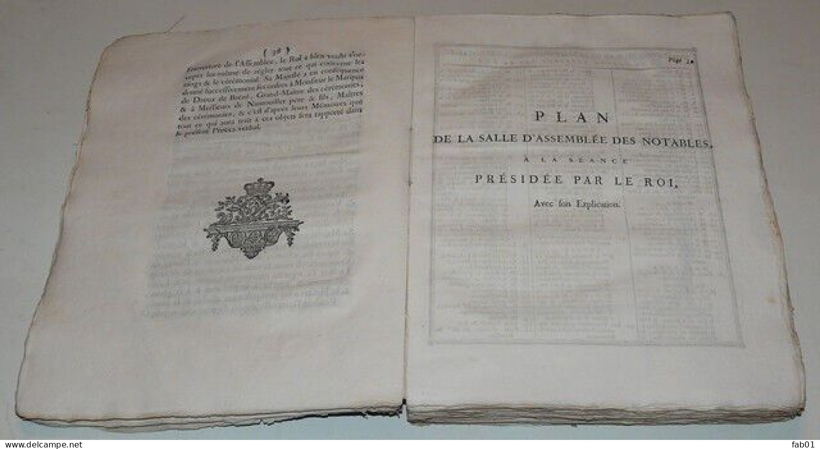 L'assemblée Des Notables 1787 (procès Verbal)-divers Mémoires:forêts,timbres..... - 1900 - 1949