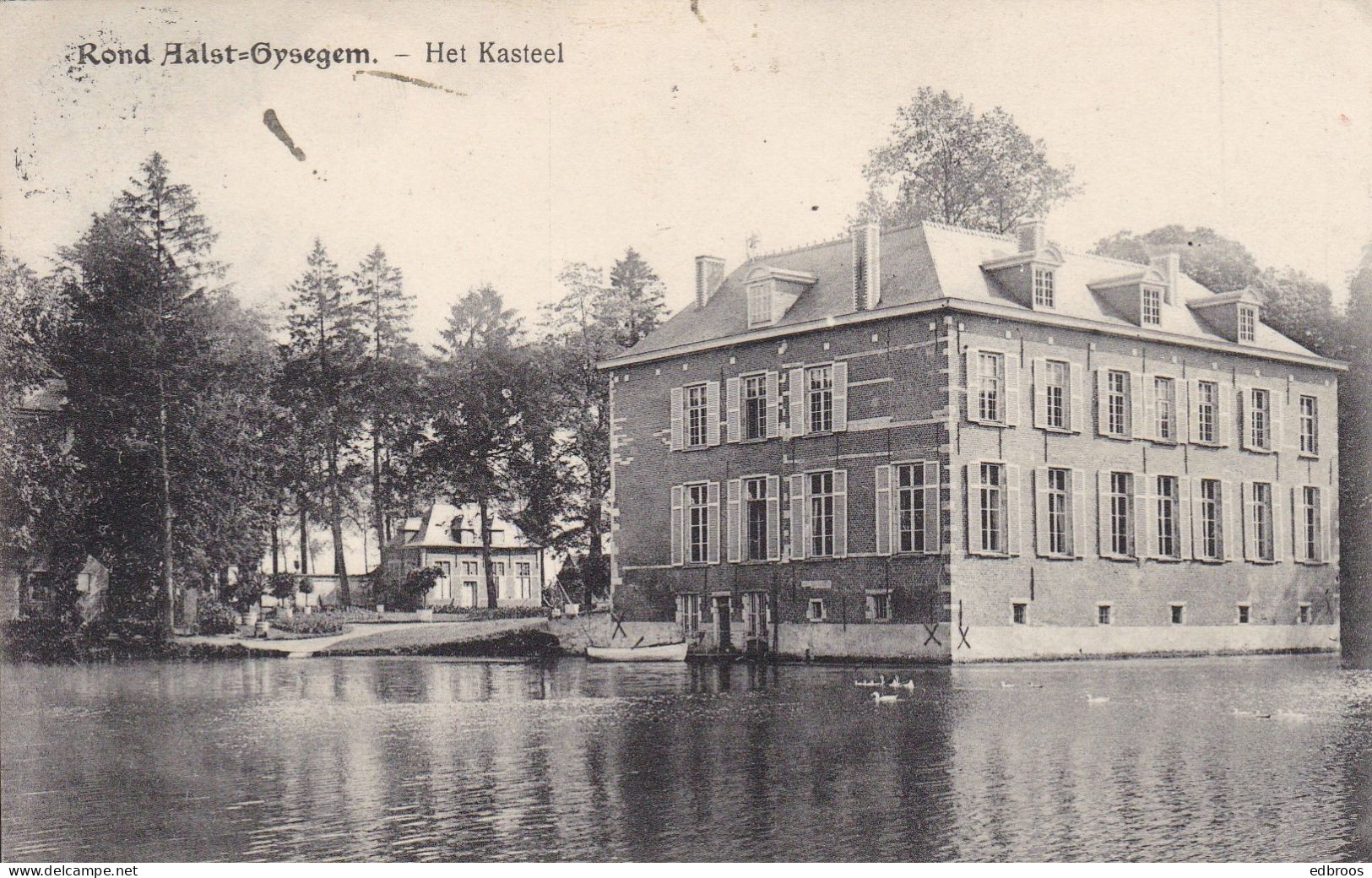 Aalst/Gysegem Zichtkaart/carte Postale.  Le Chateau/ Het Kasteel. Zie/voir 2 Scans - Aalst