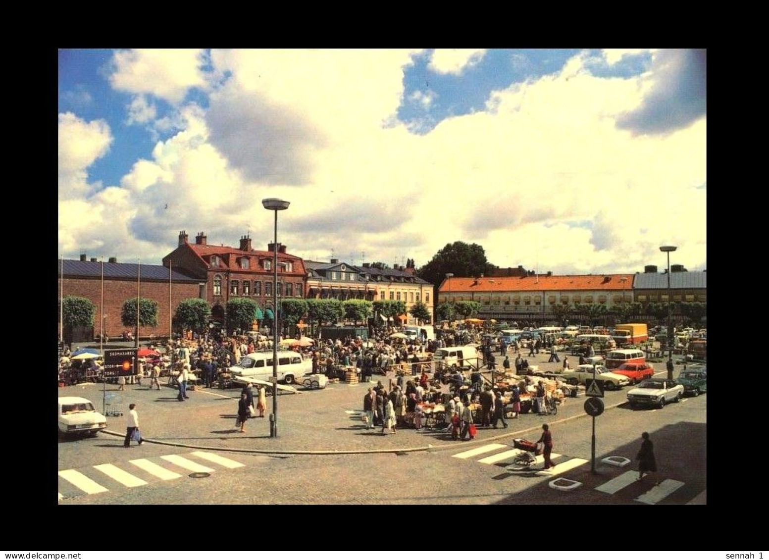 Schweden / Sweden / Sverige: Ansichtskarte / Postcard 'Lund – Mårtenstorget', Ungebraucht / Unused - Schweden