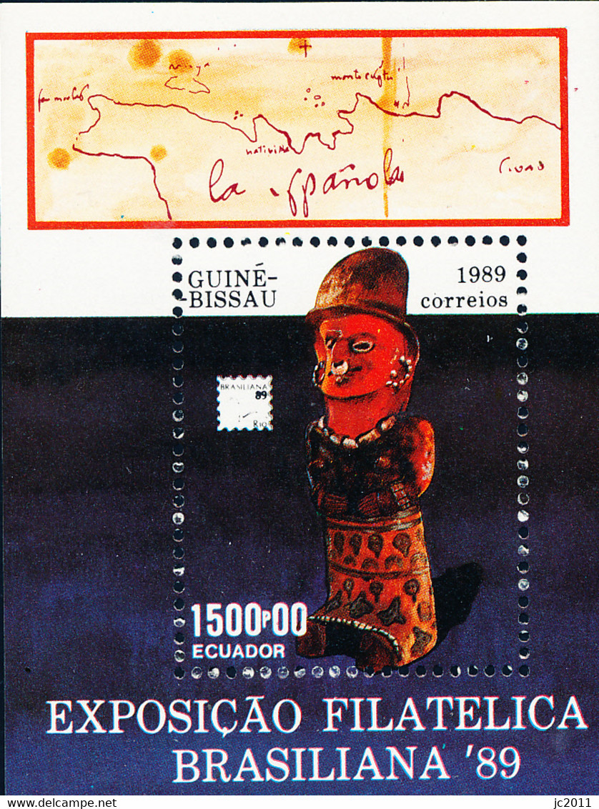 Guiné-Bissau - 1989 - International Philatelic Exhibition / Brasiliana - MNH - Guinée-Bissau