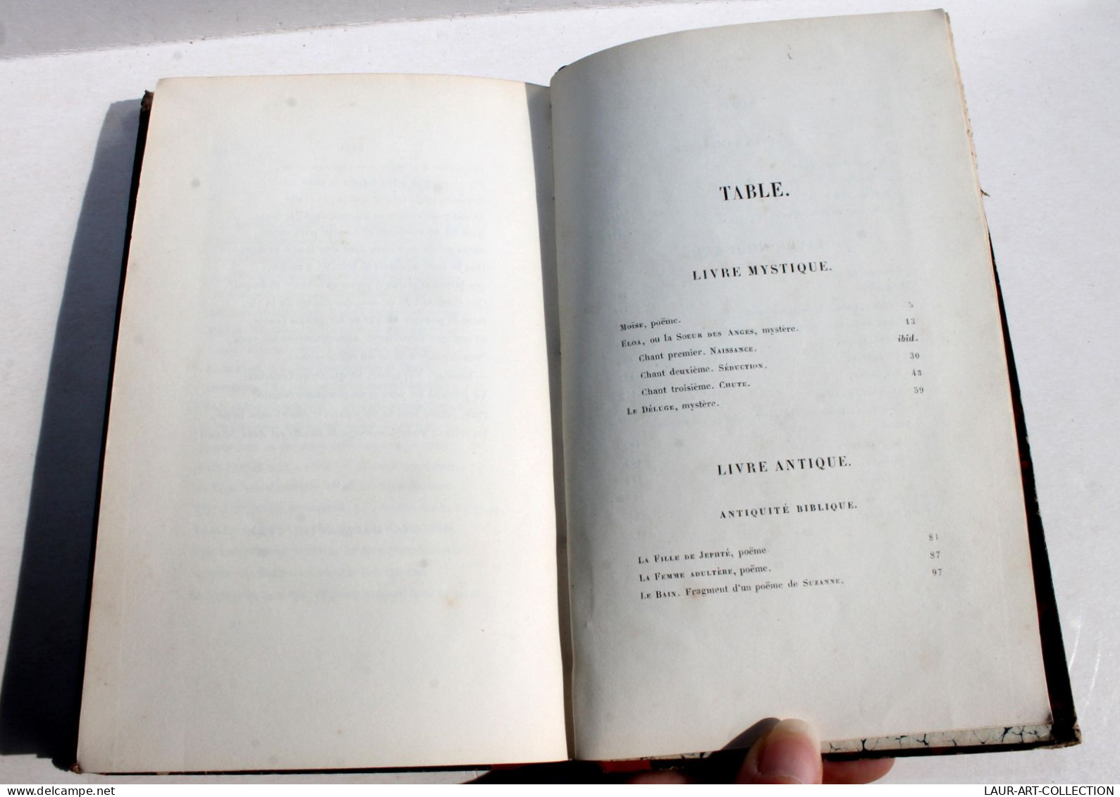 POESIES COMPLETES DU COMTE ALFRED DE VIGNY 6e EDITION 1852 CHARPENTIER / ANCIEN LIVRE FRANCAIS (1803.8) - French Authors