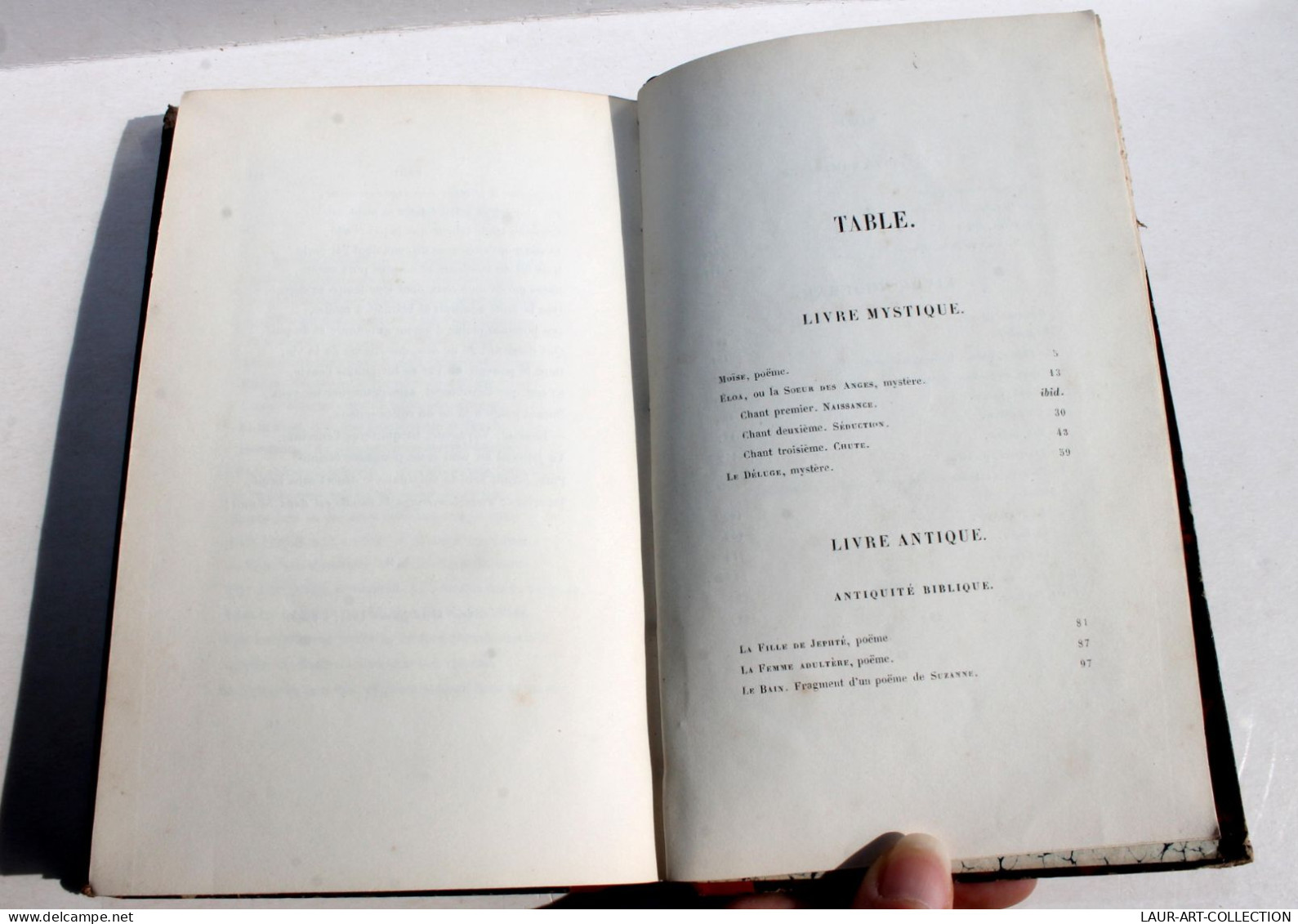 POESIES COMPLETES DU COMTE ALFRED DE VIGNY 6e EDITION 1852 CHARPENTIER / ANCIEN LIVRE FRANCAIS (1803.8) - Autori Francesi