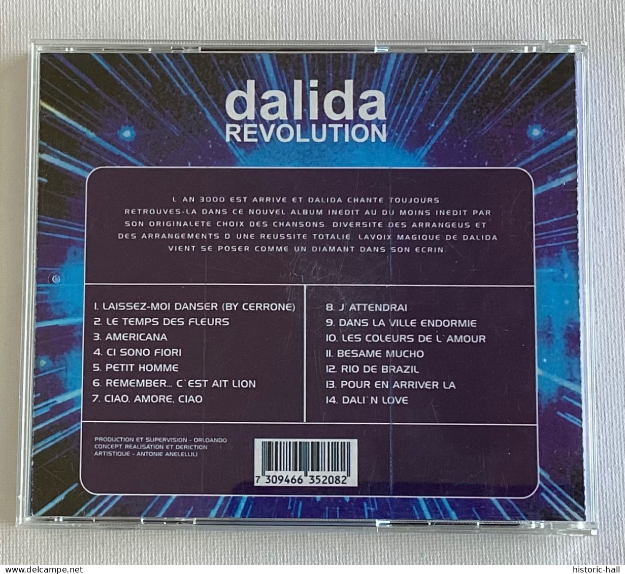 DALIDA - Révolution - CD - 2001 - Russian Press - Sonstige - Franz. Chansons