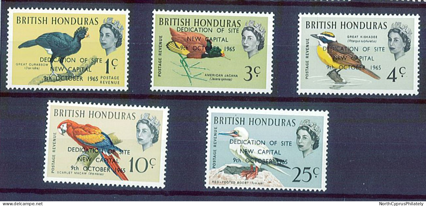 British Hounduras 1965 Birds Parrot , MNH - Parrots