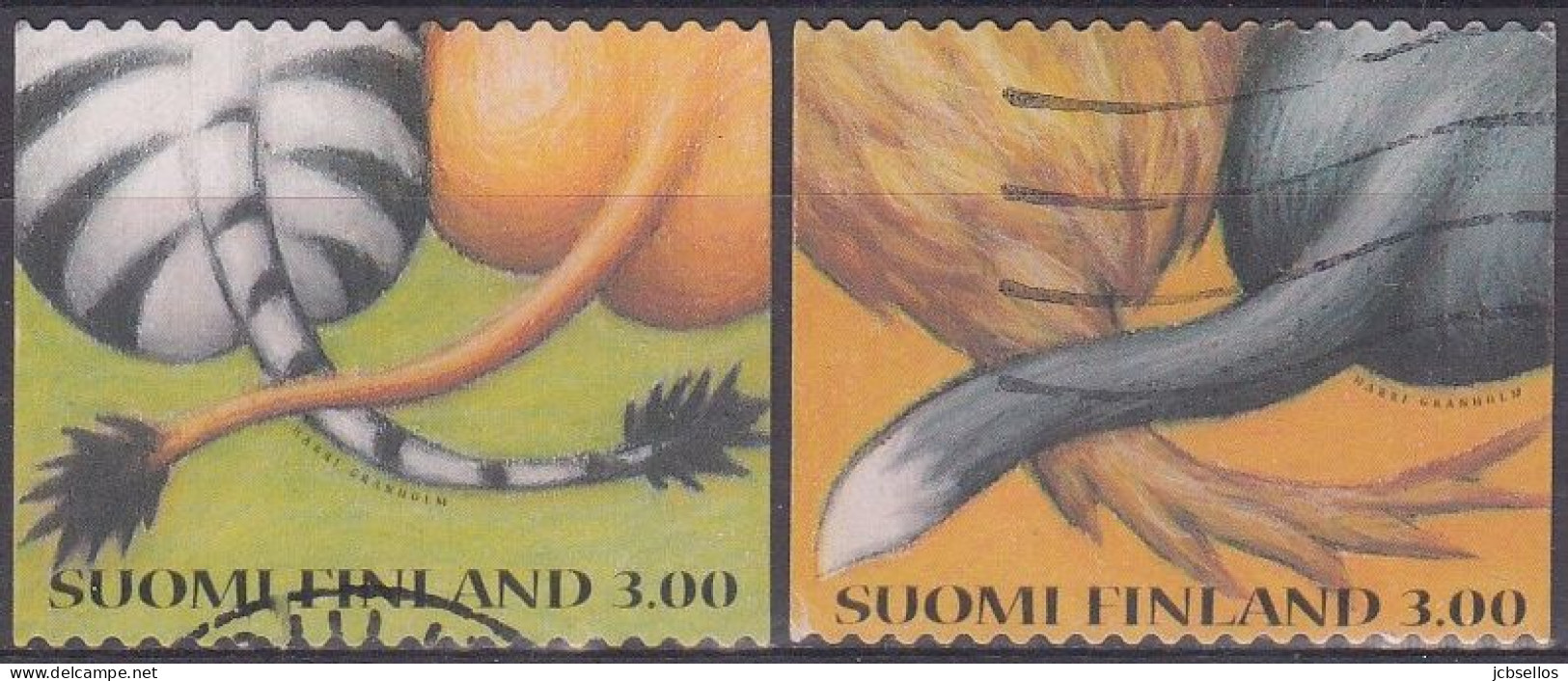 FINLANDIA 1999 Nº 1430/1431 USADO - Gebruikt