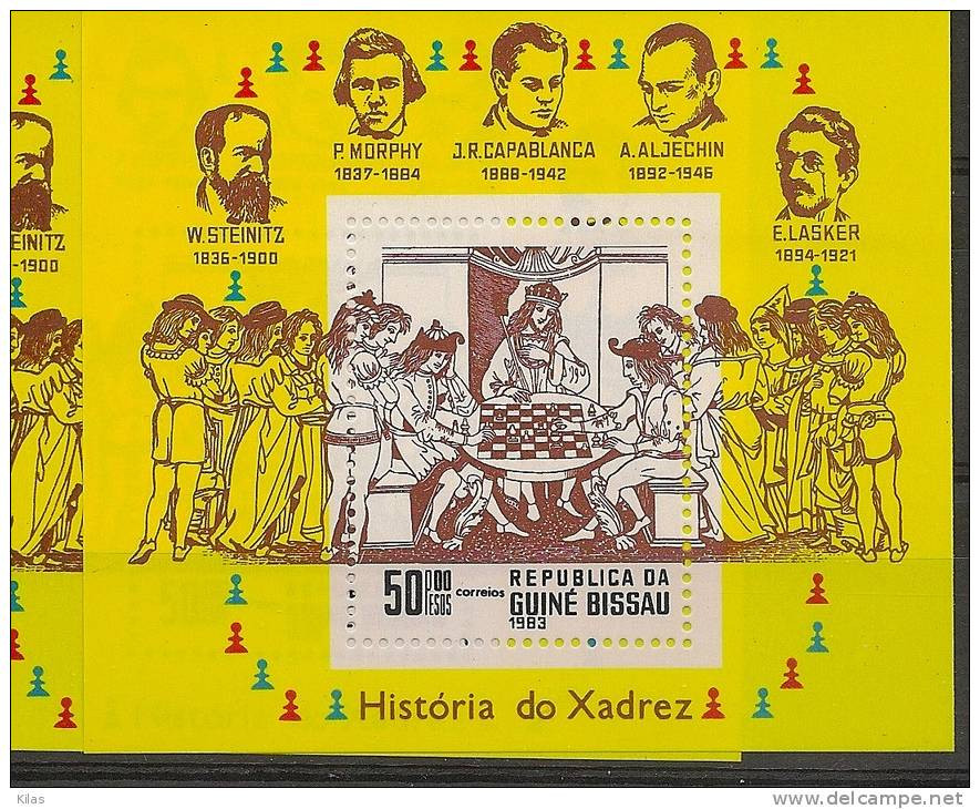 GUINEA - BISSAU 1983  Chess MNH - Echecs