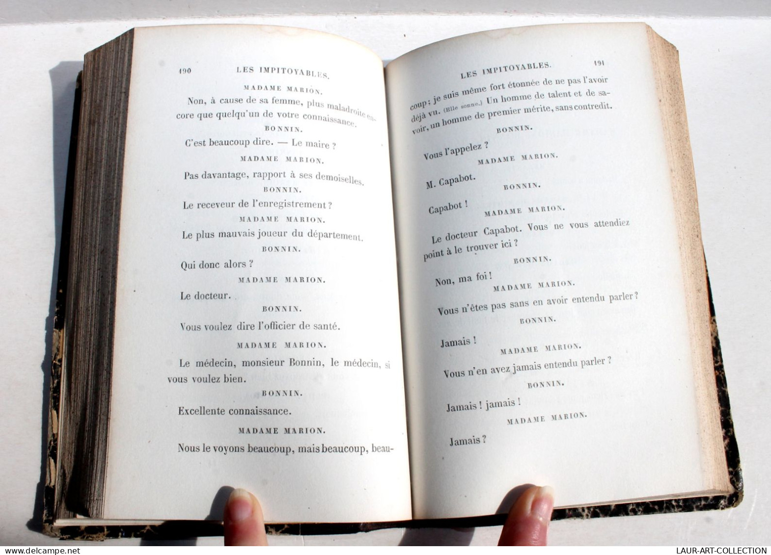 THEATRE 9 PIECES, EDITION ORIGINALE, PARIS ET LA PROVINCE De HENRY MONNIER 1866 / ANCIEN LIVRE FRANCAIS (1803.10) - Autori Francesi