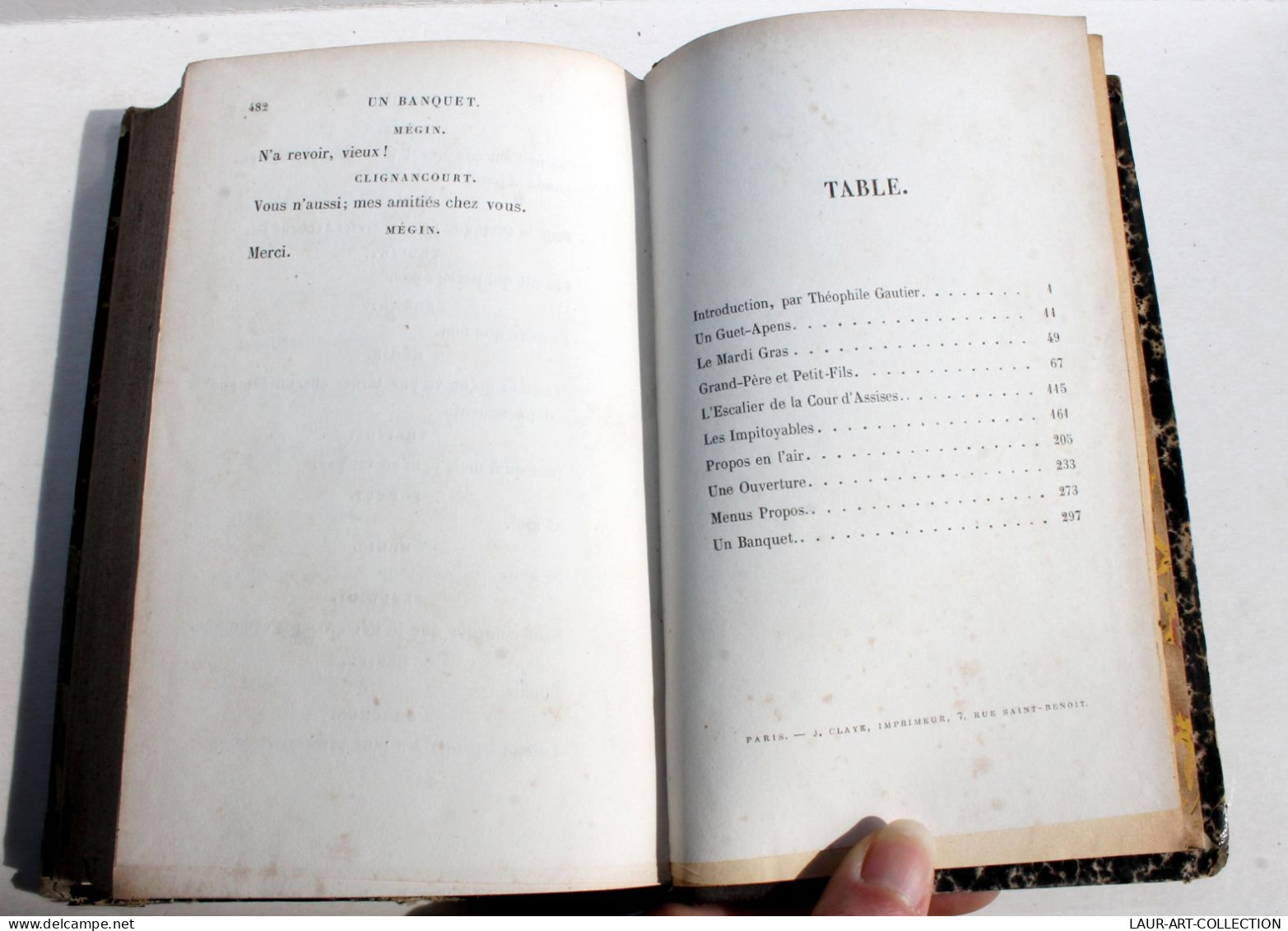 THEATRE 9 PIECES, EDITION ORIGINALE, PARIS ET LA PROVINCE De HENRY MONNIER 1866 / ANCIEN LIVRE FRANCAIS (1803.10) - Auteurs Français