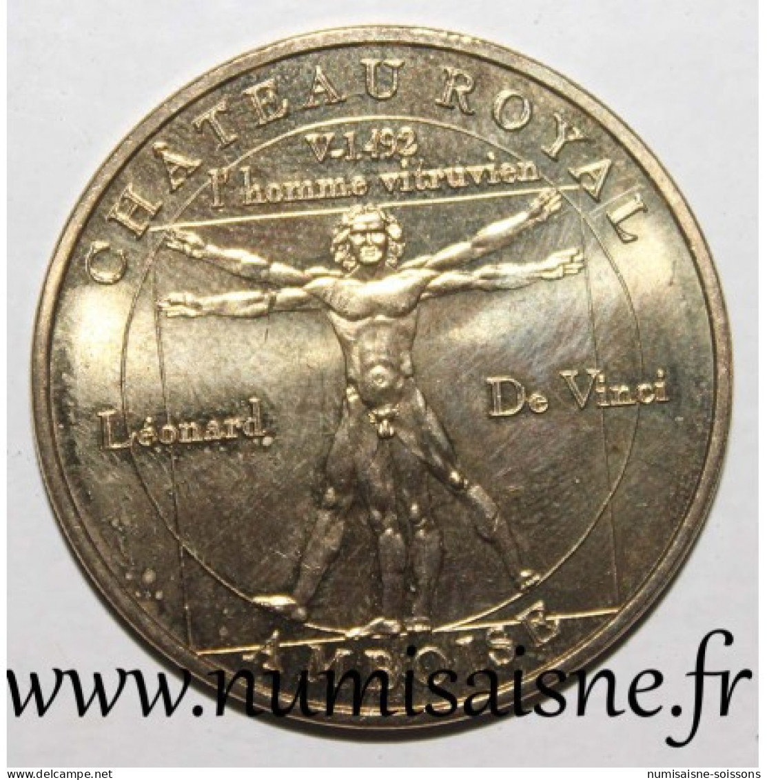 37 - AMBOISE - LÉONARD DE VINCI - L'HOMME VITRUVIEN - MDP - 2011 - 2011