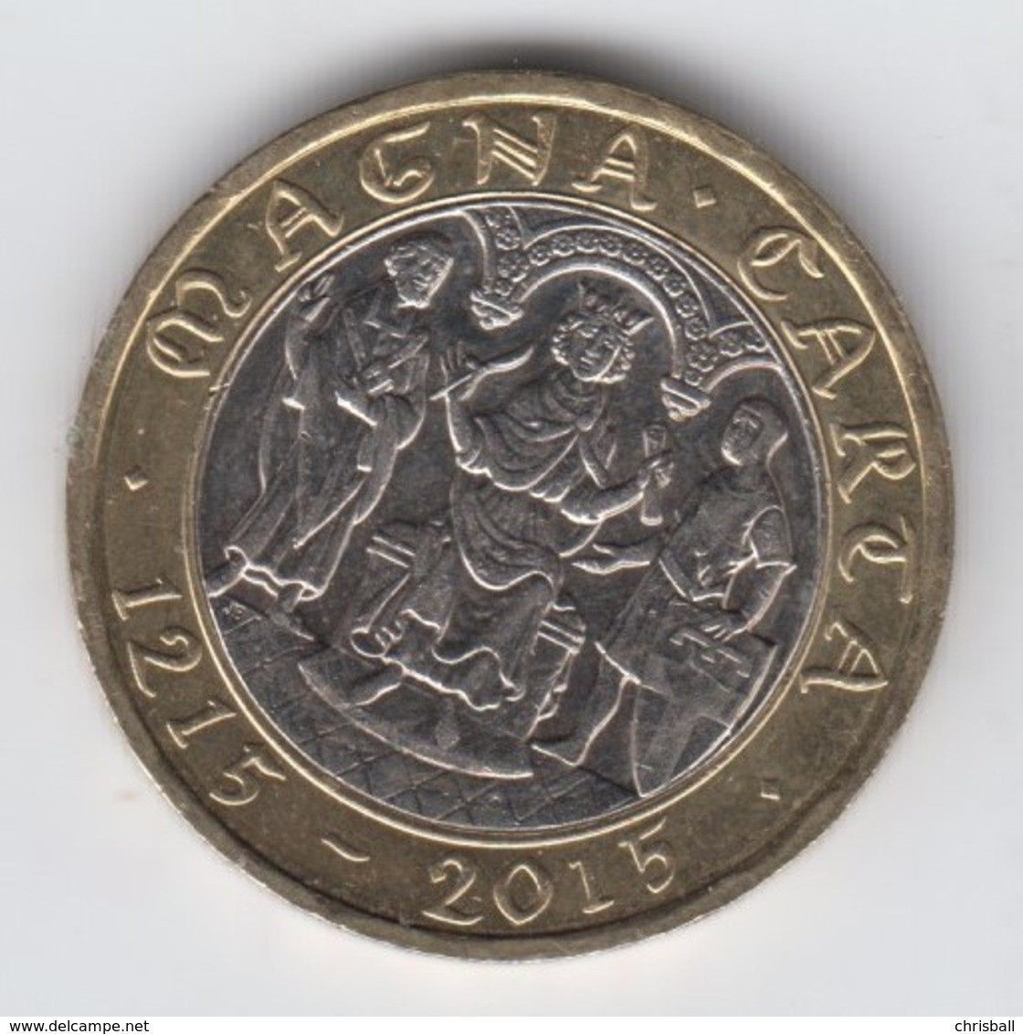 Great Britain UK £2 Two Pound Coin (Magna Carta) - Circulated - 2 Pounds