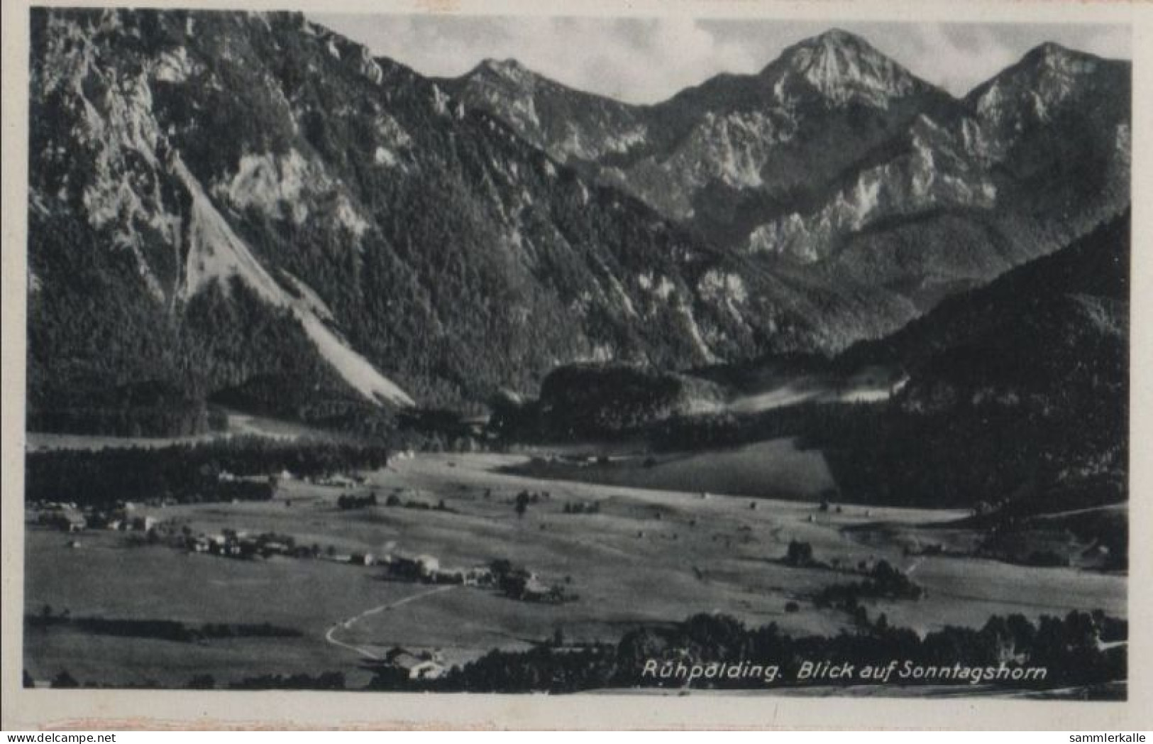35312 - Ruhpolding - Blick Auf Sonntagshorn - Ca. 1950 - Ruhpolding