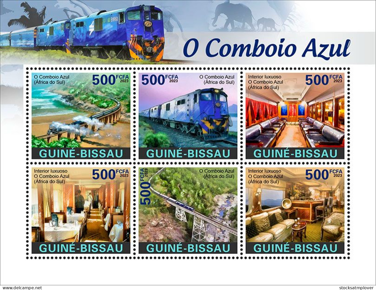 Guinea Bissau 2023 Trains S202402 - Guinée-Bissau