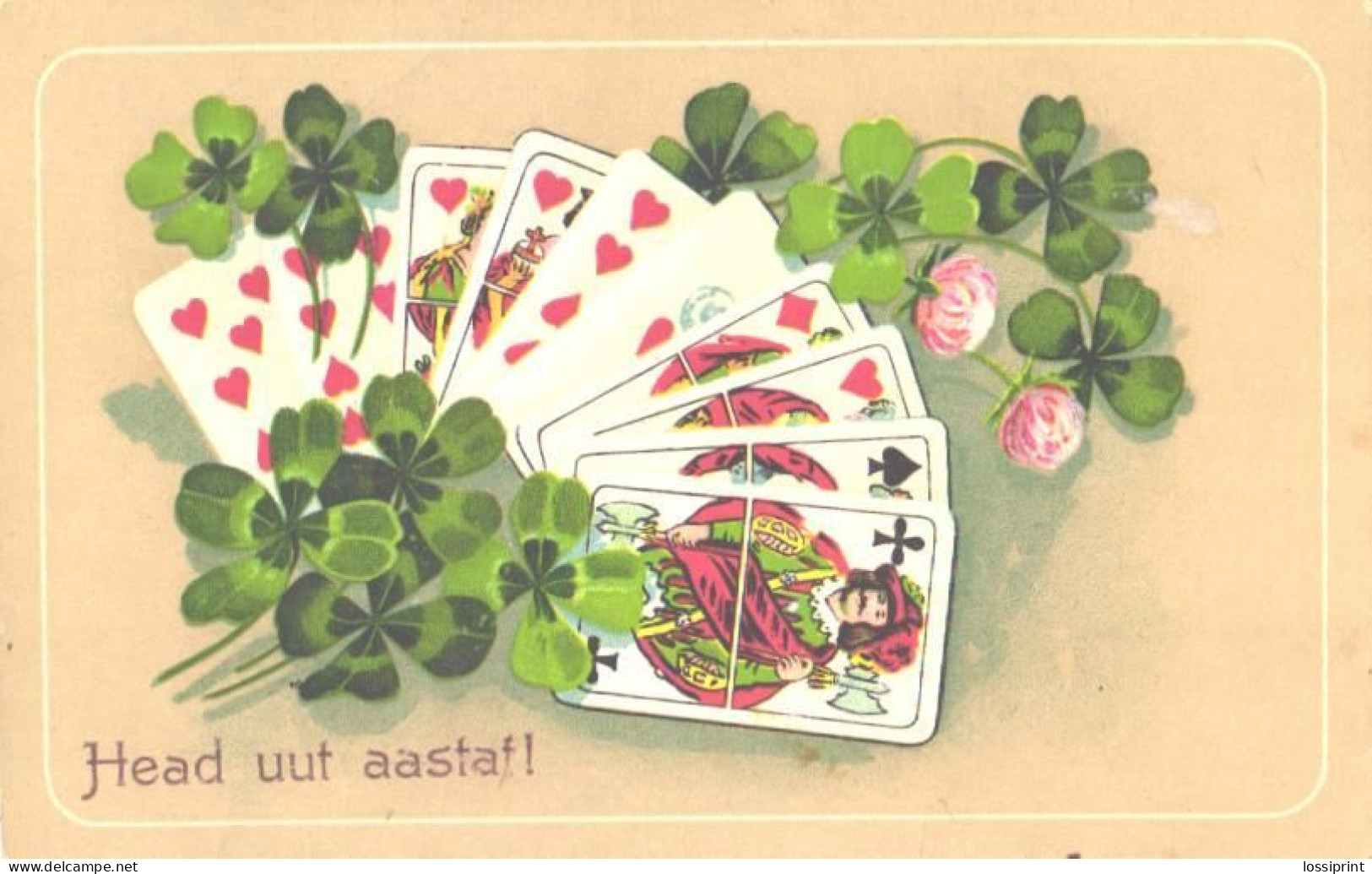 Playing Cards With Clovers, Pre 1918 - Speelkaarten