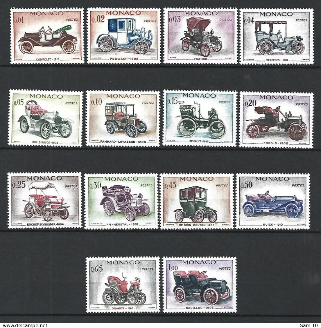 Timbre De Monaco Neuf ** N 557 / 558 A / 559 / 560 A / 561 / 562 / 563 / 564 / 565 / 566 / 567 / 568 / 569 / 570 - Unused Stamps