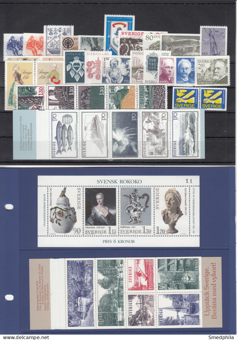 Sweden 1979 - Full Year MNH ** - Années Complètes