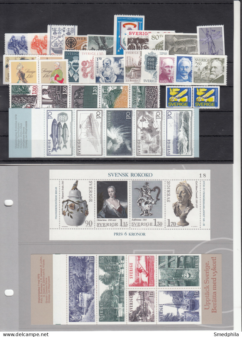 Sweden 1979 - Full Year MNH ** - Années Complètes