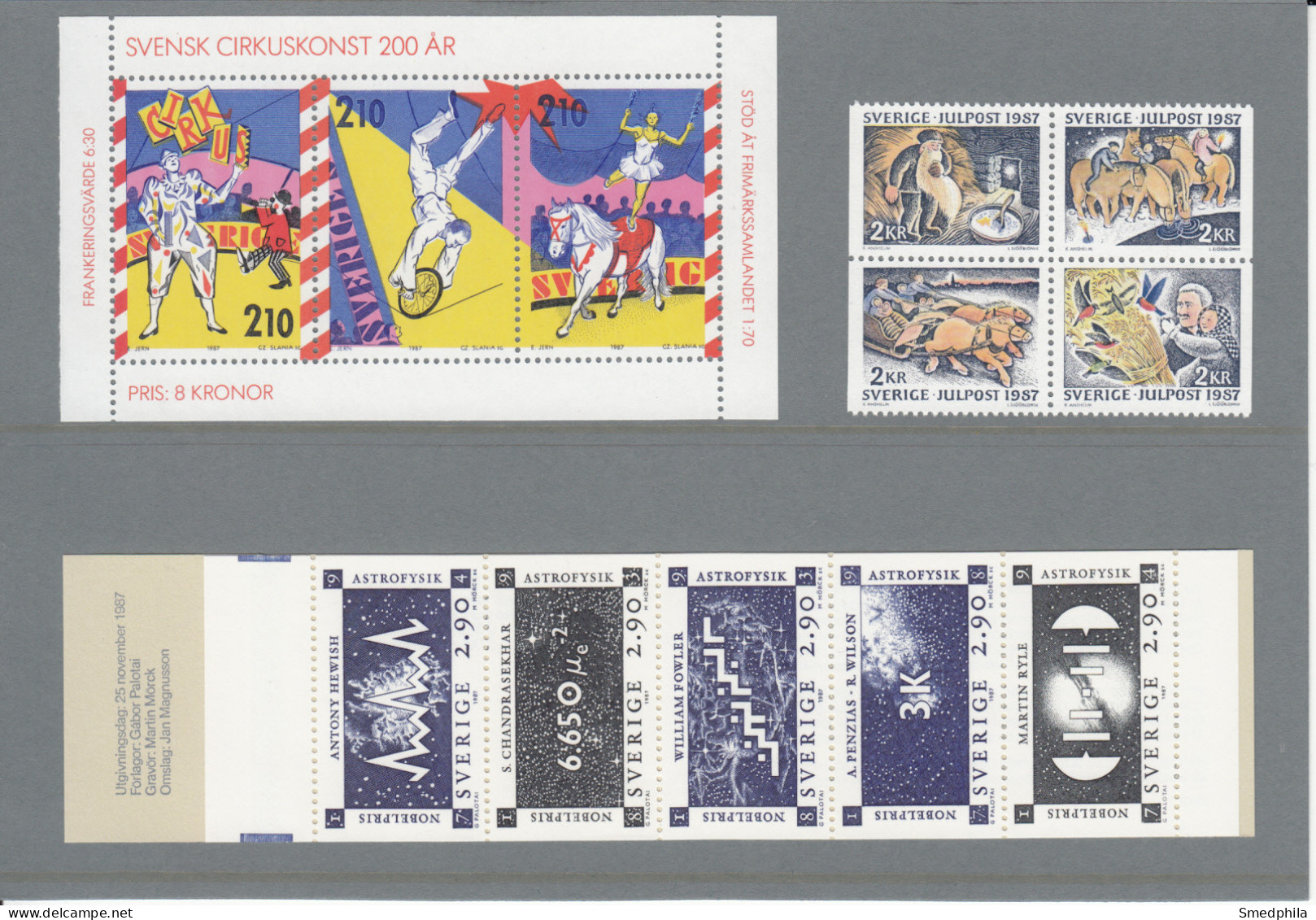 Sweden 1987 - Full Year MNH ** - Komplette Jahrgänge