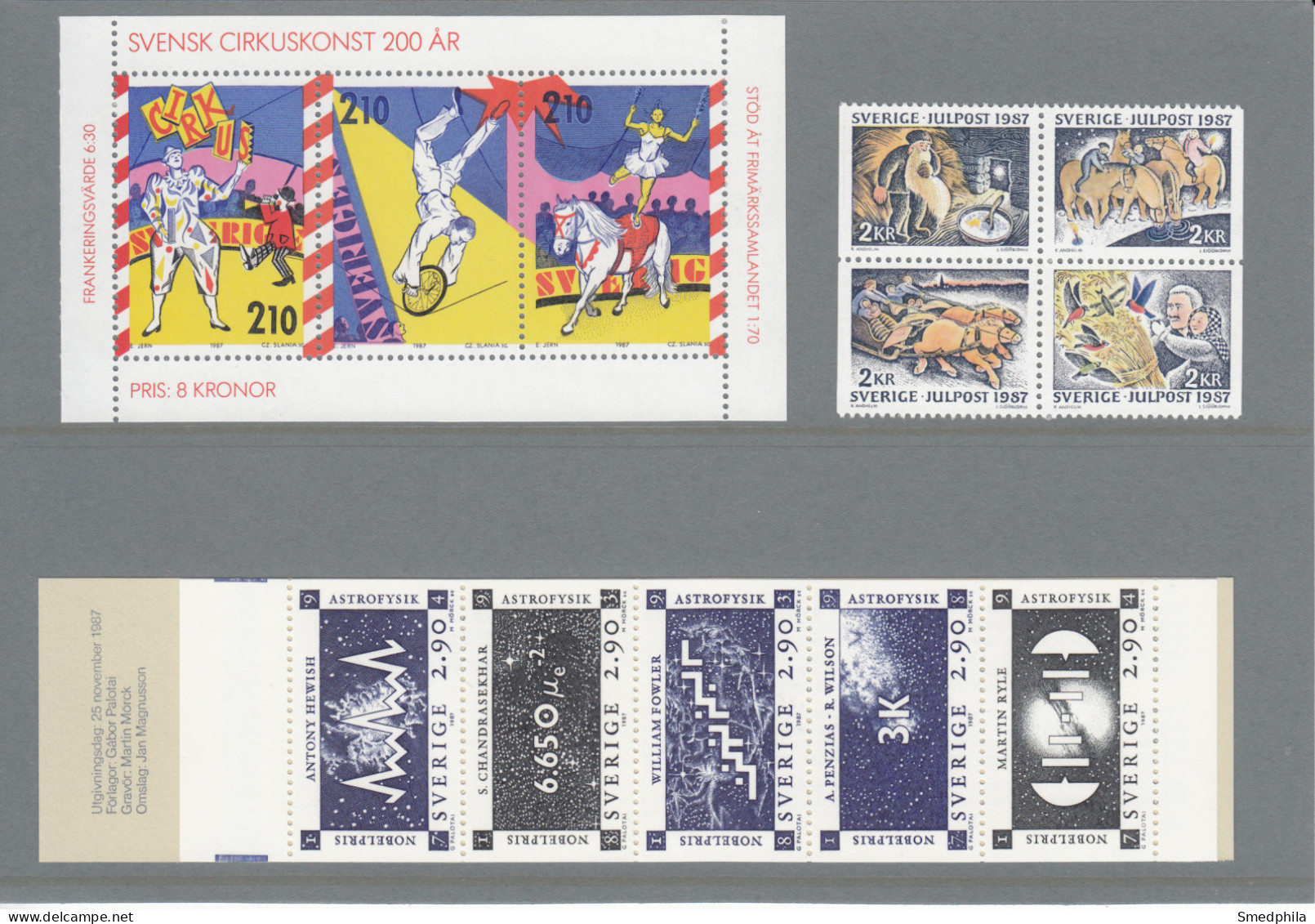 Sweden 1987 - Full Year MNH ** - Años Completos