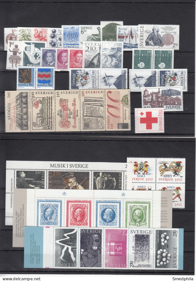 Sweden 1983 - Full Year MNH ** - Años Completos